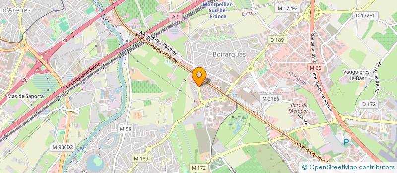 localisation de l'entreprise INOZY à LATTES