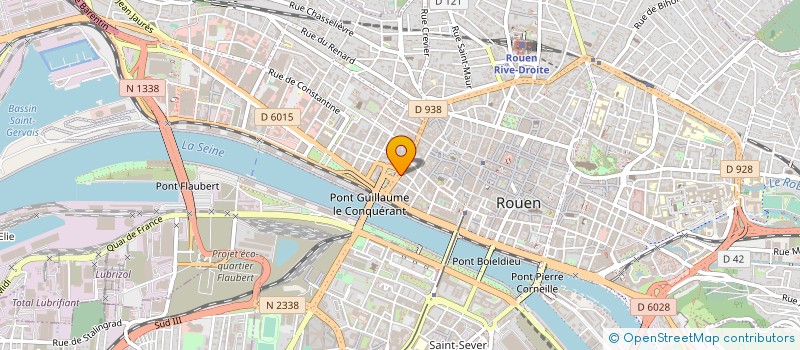 localisation de l'entreprise INP-PRODUCTION  ROUEN