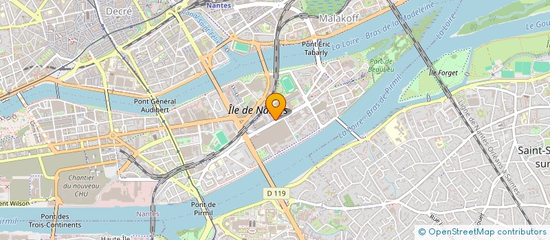 localisation de l'entreprise INPAC à NANTES