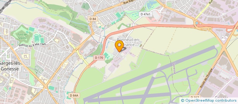 localisation de l'entreprise INPACO SARL à BONNEUIL-EN-FRANCE