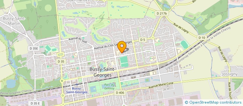 localisation de l'entreprise INPACT CONSULTING à BUSSY-SAINT-GEORGES