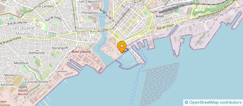 localisation de l'entreprise INPACTE à BREST