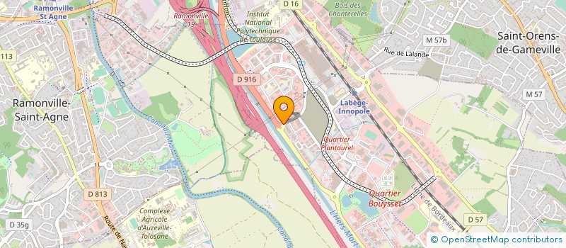 localisation de l'entreprise INPERINEEWETRUSTCOMPAGNIE  LABEGE