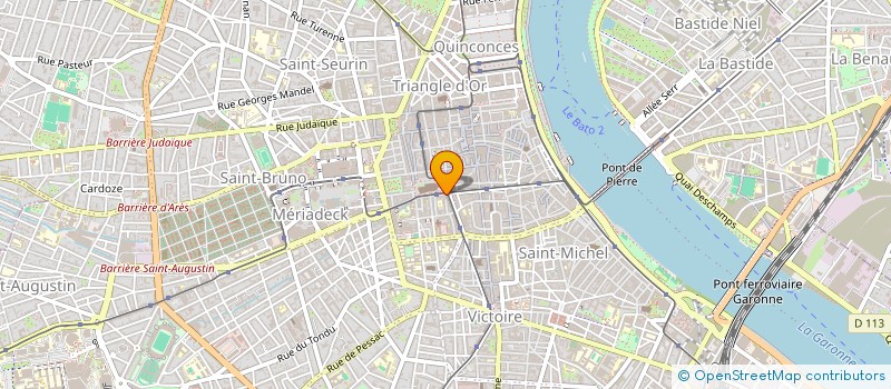 localisation de l'entreprise INPETRA CONSEIL  BORDEAUX