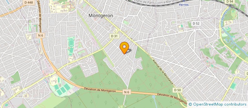 localisation de l'entreprise INPEX à MONTGERON