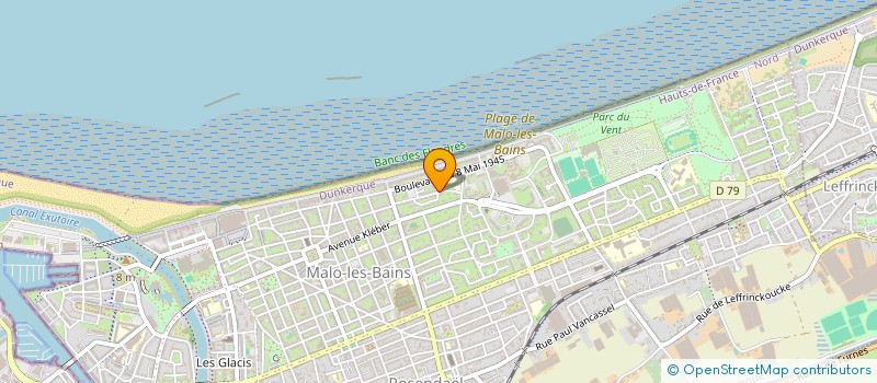 localisation de l'entreprise INPHINIS à DUNKERQUE