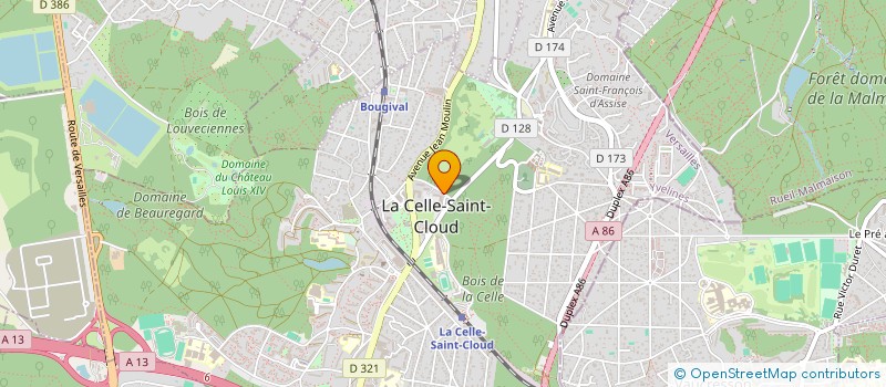localisation de l'entreprise INPOURTOUS à LA CELLE-SAINT-CLOUD