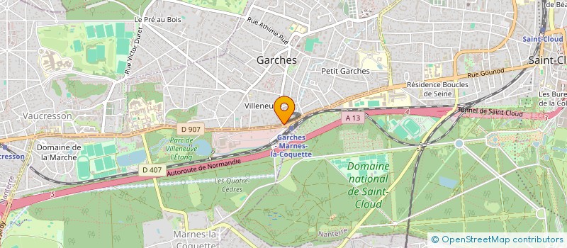 localisation de l'entreprise INPUT COACH à GARCHES