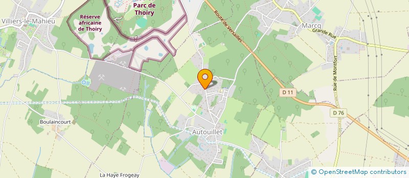 localisation de l'entreprise INQUBOS  AUTOUILLET