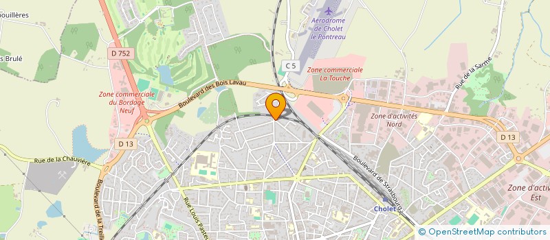 localisation de l'entreprise INR-EMS à CHOLET