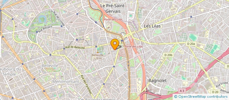 localisation de l'entreprise INRI-777  PARIS