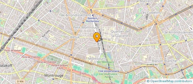 localisation de l'entreprise INRI  PARIS