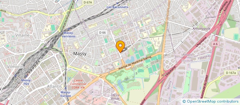 localisation de l'entreprise INS ACADEMY à MASSY
