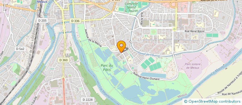 localisation de l'entreprise INS BATIMENT à MEAUX