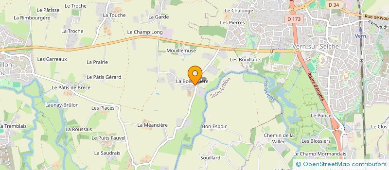 localisation de l'entreprise INSA2223  NOYAL-CHATILLON-SUR-SEICHE