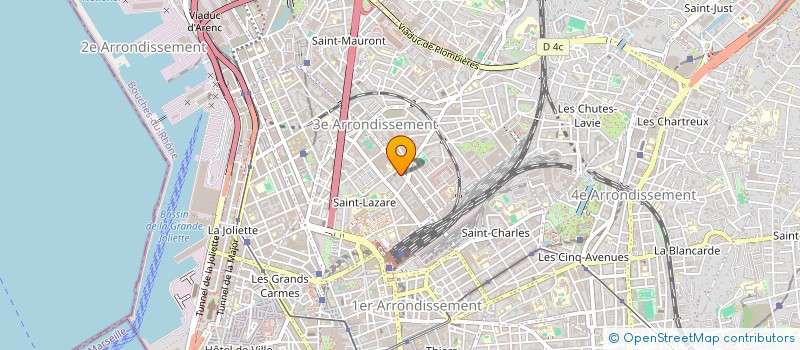 localisation de l'entreprise INSAF à MARSEILLE