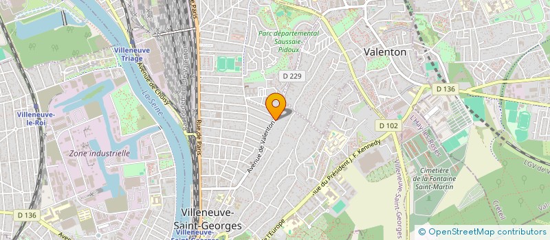 localisation de l'entreprise INSAF VTC à VILLENEUVE-SAINT-GEORGES