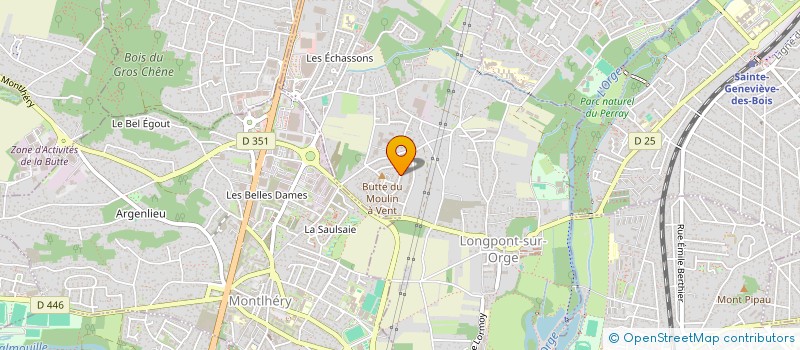 localisation de l'entreprise INSALU à LONGPONT-SUR-ORGE