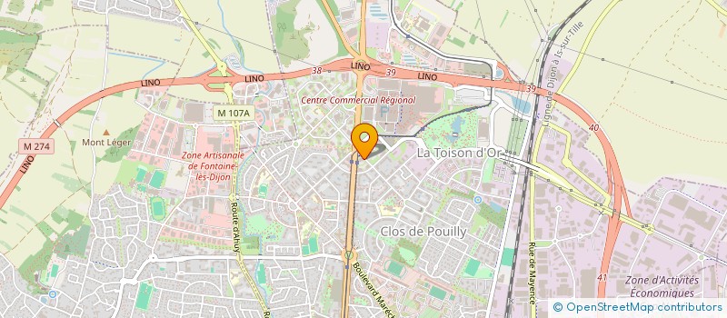 localisation de l'entreprise INSANE  DIJON