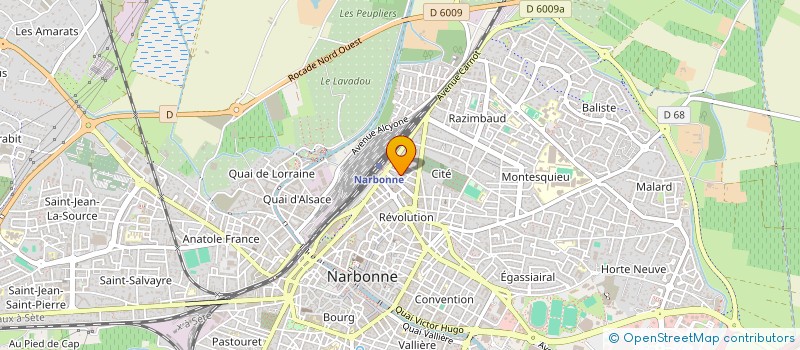 localisation de l'entreprise INSANE IDENTITY  NARBONNE