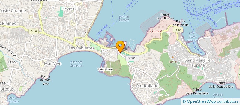 localisation de l'entreprise INSANE PAINTBALL TEAM à SAINT MANDRIER SUR MER