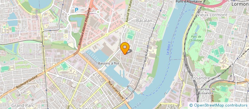 localisation de l'entreprise INSANIYA ASSOCIATION HUMANITAIRE INTERNATIONALE  BORDEAUX