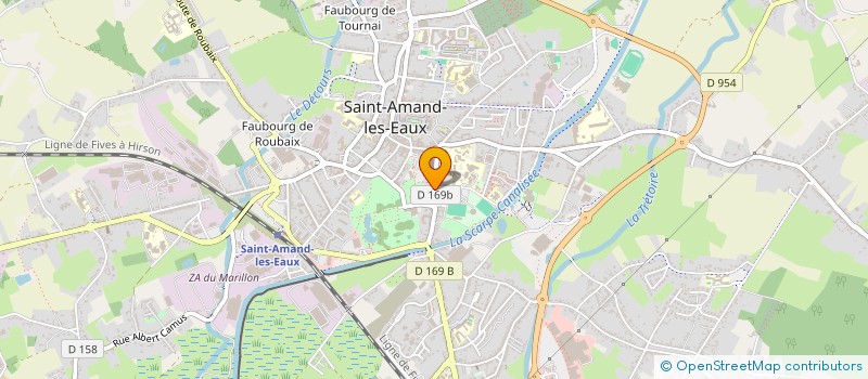 localisation de l'entreprise INSANNE  SAINT-AMAND-LES-EAUX