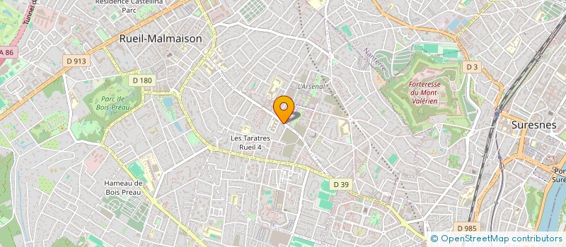 localisation de l'entreprise INSANUM à RUEIL MALMAISON