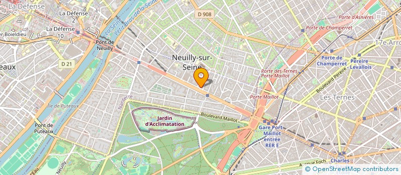 localisation de l'entreprise INSCAPE CONSULTING à NEUILLY-SUR-SEINE