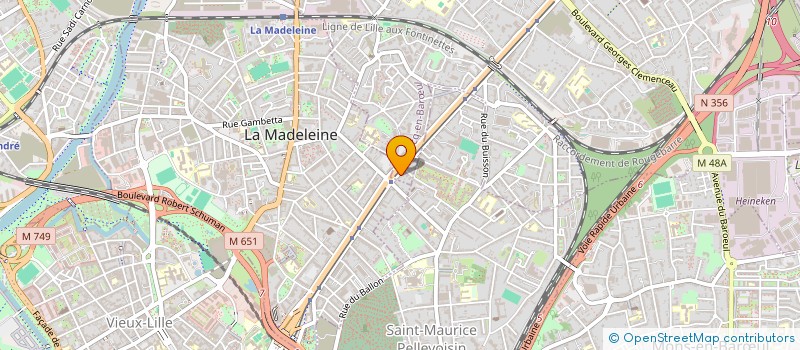 localisation de l'entreprise INSECO MARCQ  MARCQ-EN-BARUL