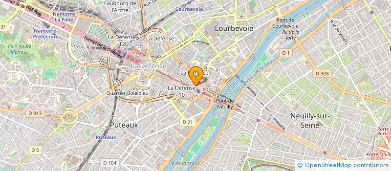 localisation de l'entreprise INSEEC AFRICAN BUSINESS CLUB à COURBEVOIE