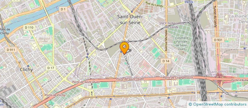 localisation de l'entreprise INSEEC FINANCE PLUS (IFP) à SAINT-OUEN-SUR-SEINE