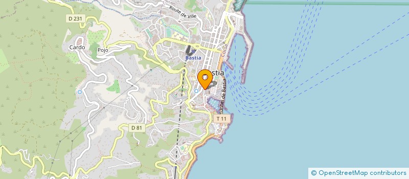localisation de l'entreprise INSEME à BASTIA