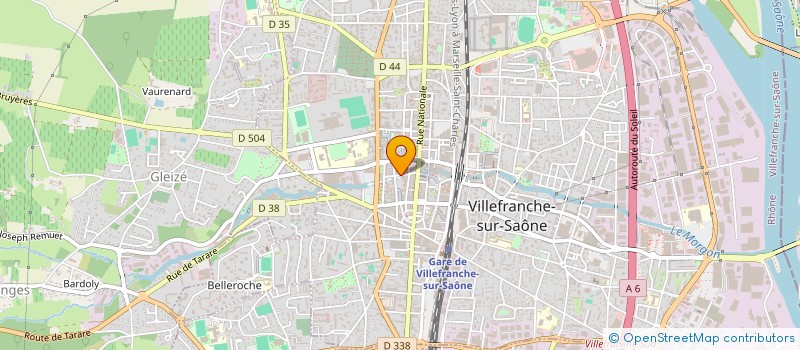 localisation de l'entreprise INSENOVA  VILLEFRANCHE-SUR-SAONE