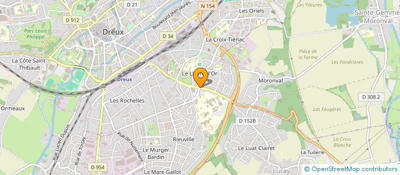 localisation de l'entreprise INSENSE à DREUX