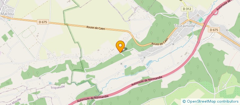 localisation de l'entreprise INSEPARABLES TRAITEUR  TOUTAINVILLE