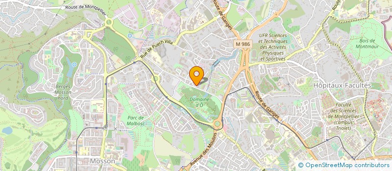 localisation de l'entreprise INSER(AC)TIONS à MONTPELLIER