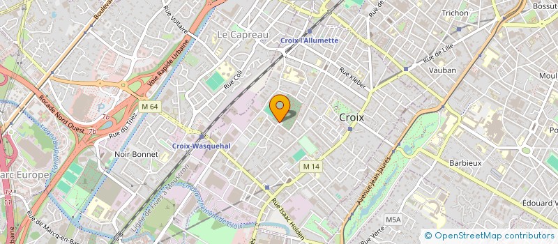 localisation de l'entreprise INSER CROIX à CROIX