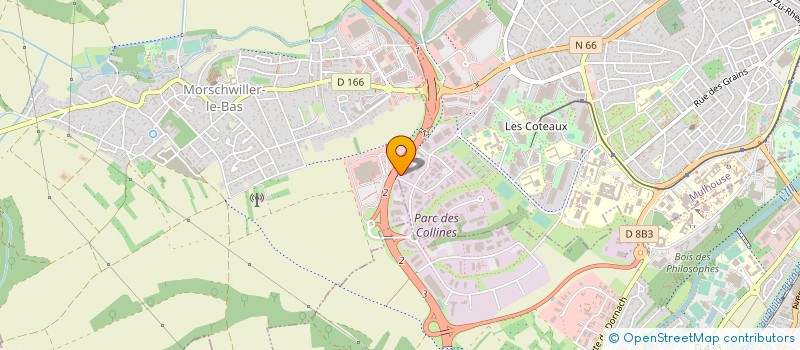 localisation de l'entreprise INSER EMPLOI  MULHOUSE