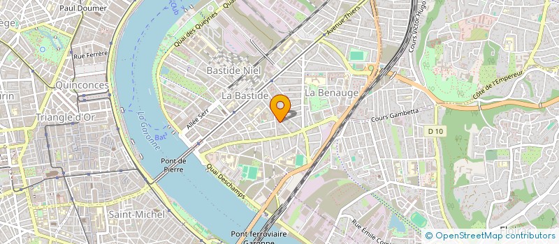 localisation de l'entreprise INSER MECA AQUITAINE à BORDEAUX
