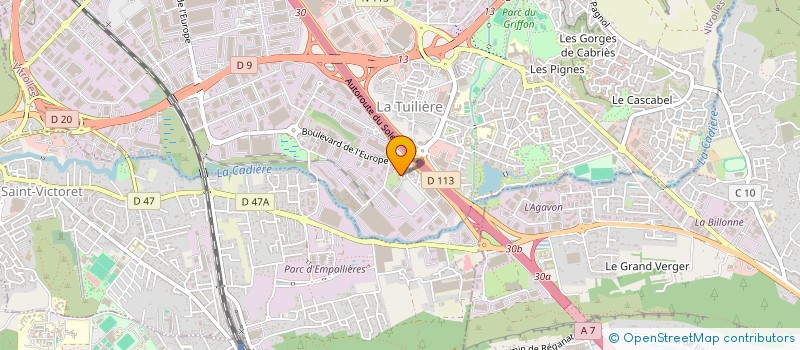 localisation de l'entreprise INSER PACA à VITROLLES
