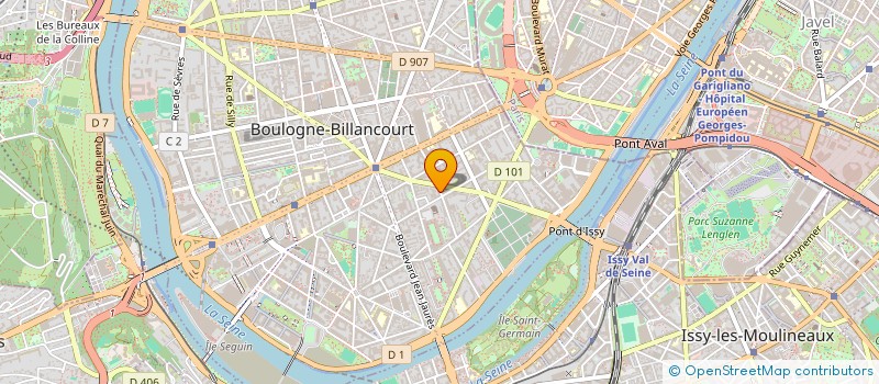 localisation de l'entreprise INSER'TOIT  BOULOGNE BILLANCOURT