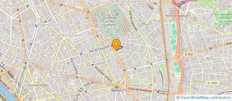 localisation de l'entreprise INSER'TOIT 75  PARIS