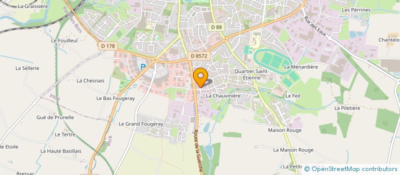 localisation de l'entreprise INSER'VOLANT 35  VITRE