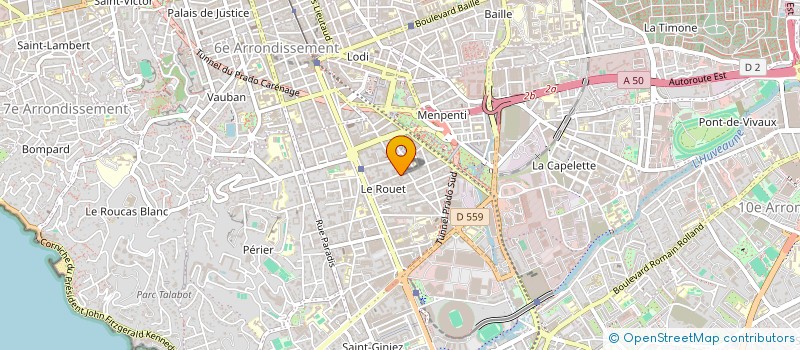 localisation de l'entreprise INSERAC à MARSEILLE