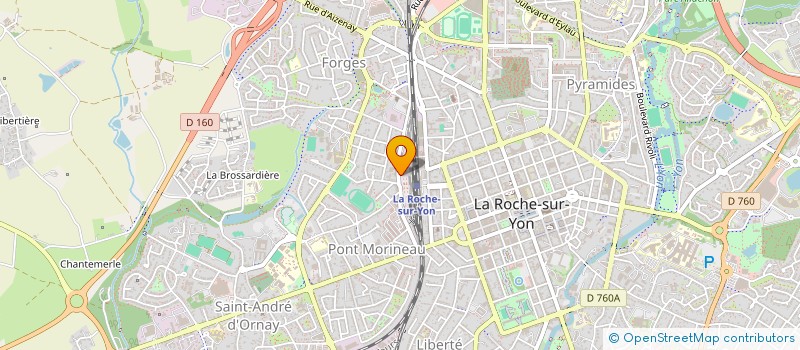 localisation de l'entreprise INSERBOIS ENVIRONNEMENT à LA ROCHE-SUR-YON