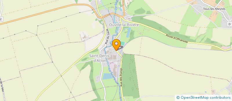 localisation de l'entreprise INSERDECO  OUVILLE-LA-RIVIERE