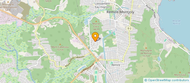 localisation de l'entreprise INSERFORM  REMIRE-MONTJOLY