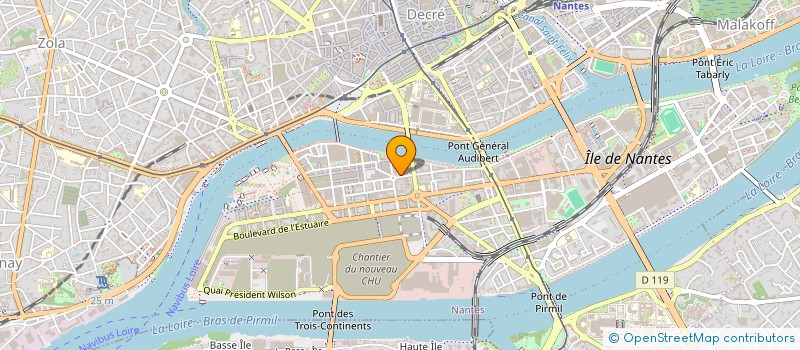 localisation de l'entreprise INSERIM à NANTES