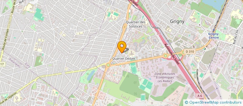 localisation de l'entreprise INSERT & ACTION à GRIGNY